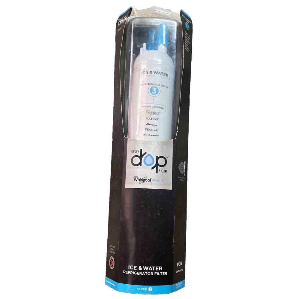 Everydrop by Whirlpool Ice and Water Refrigerator Filter 3 New